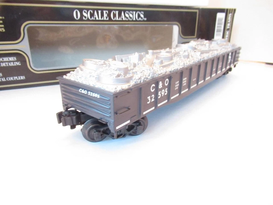 K-LINE TRAINS K652-1251- D/C C & O SCALE GONDOLA W/JUNK LOAD- NEW - H1W - Image 4 of 4
