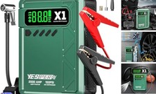 Jump Starter with Air Compressor 2000A 150PSI Battery Jumper Starter Green