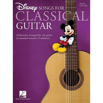 Disney Songs for Classical Guitar (Standard Notation & Tab) Softcover