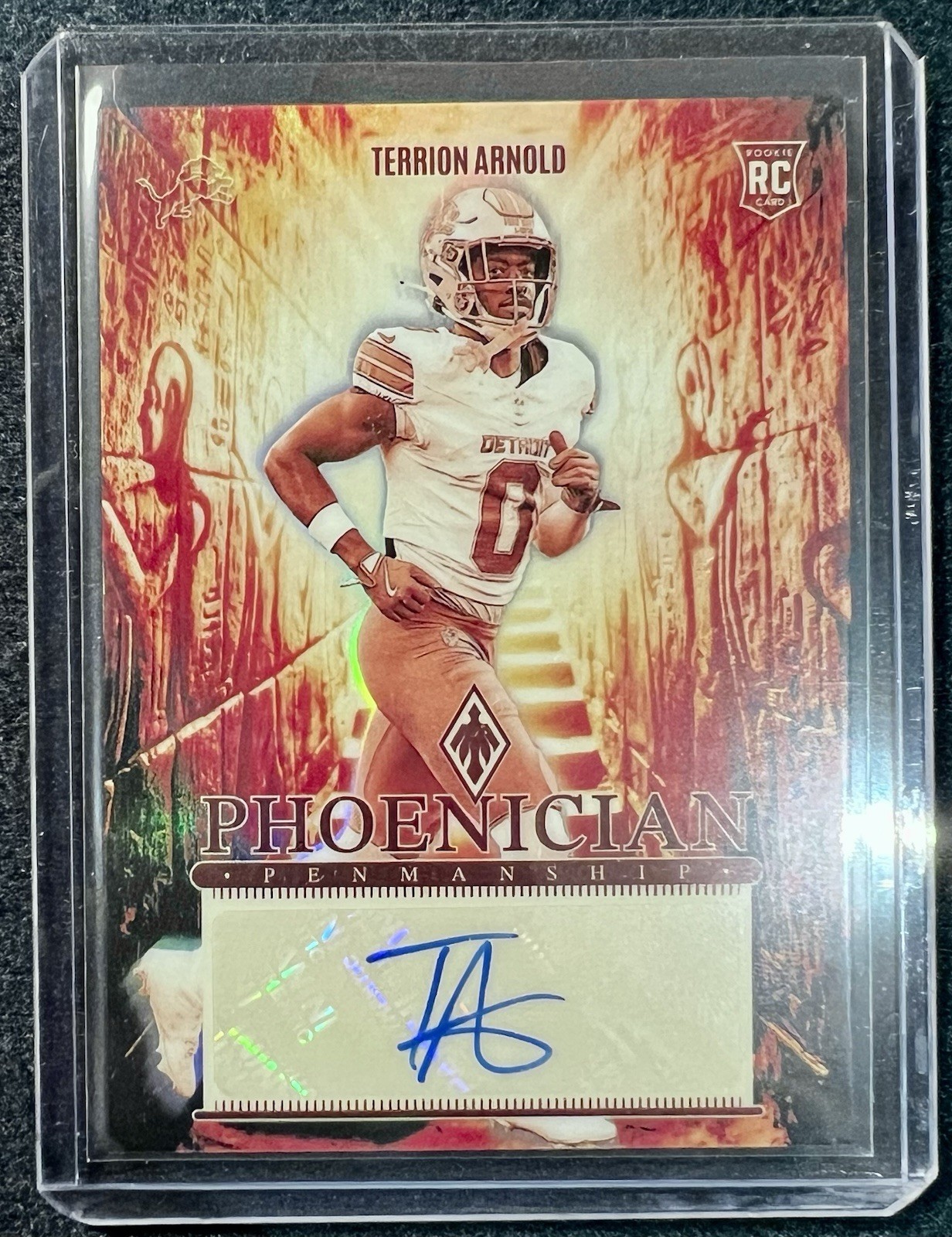Terrion Arnold Panini Phoenix Phoenician Rookie Penmanship Autographs #PRPTAD Base