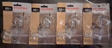 8 Sylvania 40W Candelabra Base G16.5 Vanity Bulbs