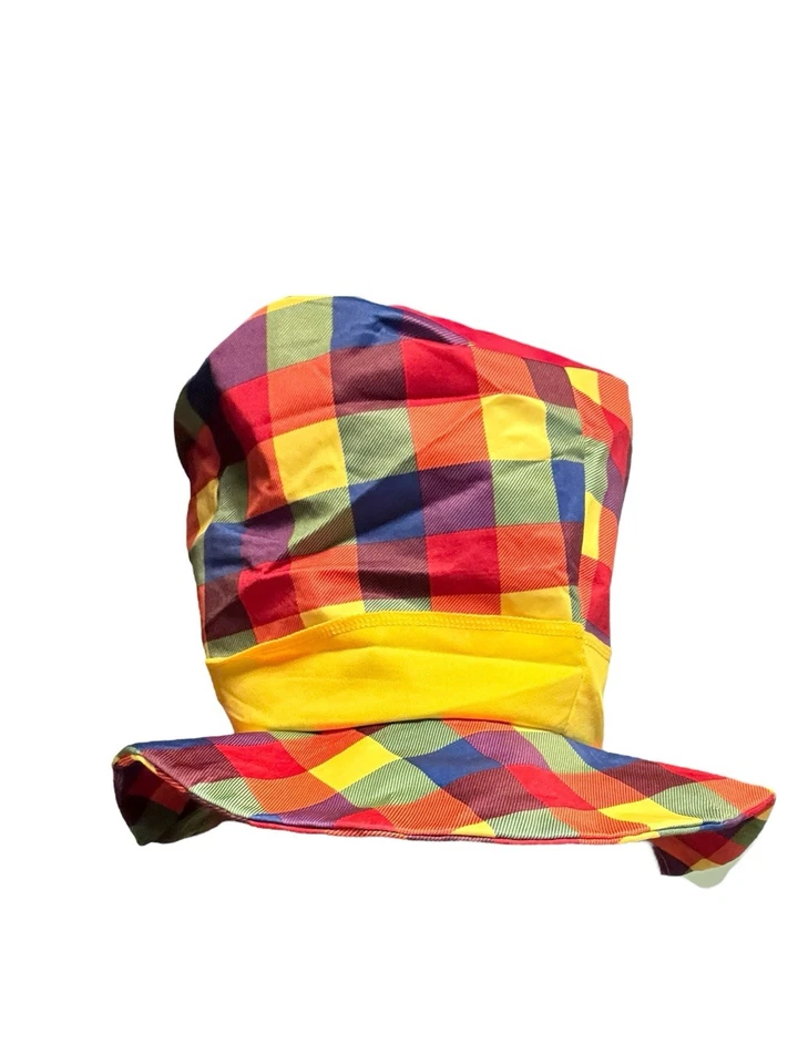 Nuevo Disfraz de Payaso Espeluznante HauntLook Halloween Rojo Azul Amarillo Unisex Mediano Foto 2 de 4