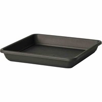 Untersetzer Zu Krea Quadratisch 30Cm Anthrazit Pflanztopf Pflanzen Balkon Garten