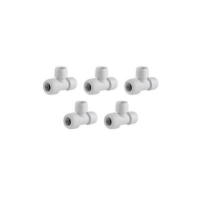 Wavin T-Stück Reduziert Ende 28mm 90° Polybutylen HD12/28W 5er Set