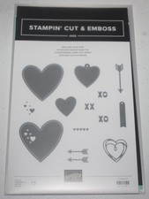 Stampin Up Retired ENDLESS LOVE Dies Great Condition 
