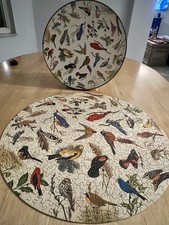 SPRINGBOK Vintage 1965 Song Birds Circular Jigsaw Puzzle Don Eckelberry COMPLETE