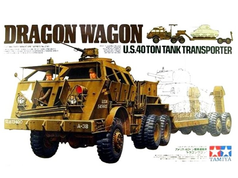 Maquette de prestige Tamiya Porte-char Dragon Wagon WWII au 1/35