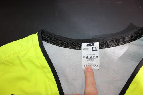 Seco 8063 ANSI/ISEA 107-2010 Hi-Vis Yellow Surveyor Utility Vest Size 66 - J image 2