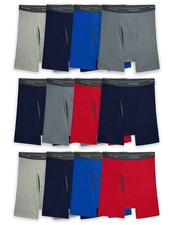 Fruit of the Loom Mens Coolzone Boxer Briefs,12 Pack - Assorted Colors