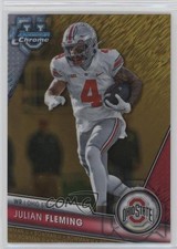 2023 Bowman U Chrome Gold Shimmer Refractor 44/50 Julian Fleming #109 2h5