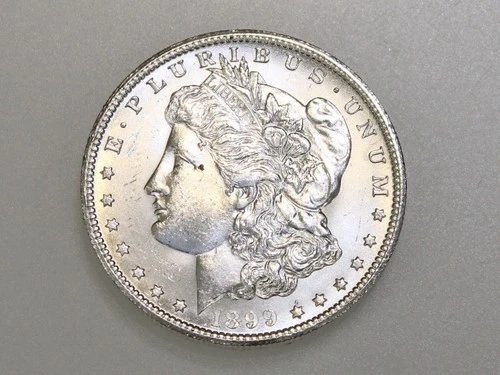 1899-O $1 MORGAN SILVER ONE DOLLAR CH/GEM BU