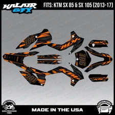 Graphics Kit for KTM 85SX 105SX SX85 SX105 (2013-2017) Twitch - Orange