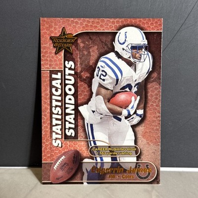 2000 Leaf Rookies and Stars Statistical Standouts #SS18 Edgerrin James #'d /500