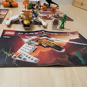 LEGO Space Mars Mission Lot 100% Complete Sets 7692, 7695, & 7648 w/Manuals