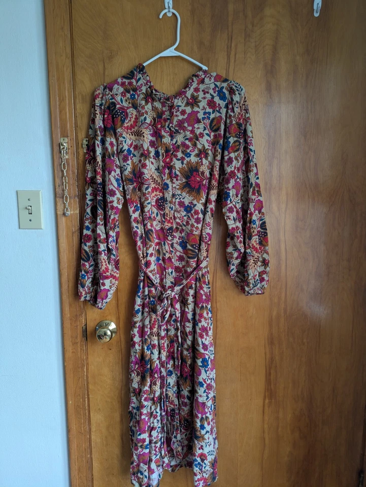 Vestido estilo pradera St. John's Bay Cottage Core, talla XL - diseño floral Foto 2 de 4