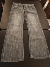 Helix Men's Bootcut Dark Grey Jeans