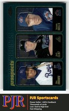 Dee Brown / Jack Cust / Vernon Wells PROS 2001 Topps Chrome #606
