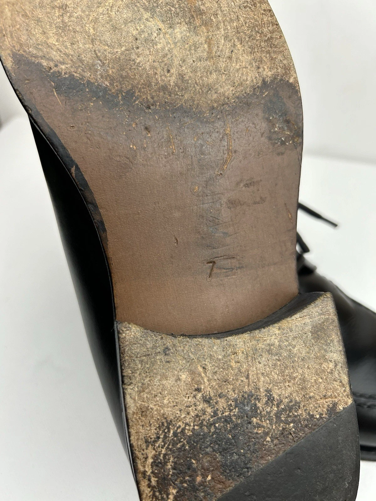 SCARPE ELEGANTI DERBY GROSSE VERSUS VERSACE VINTAGE ANNI 90 UK 7 DA UOMO TAGLIA 8