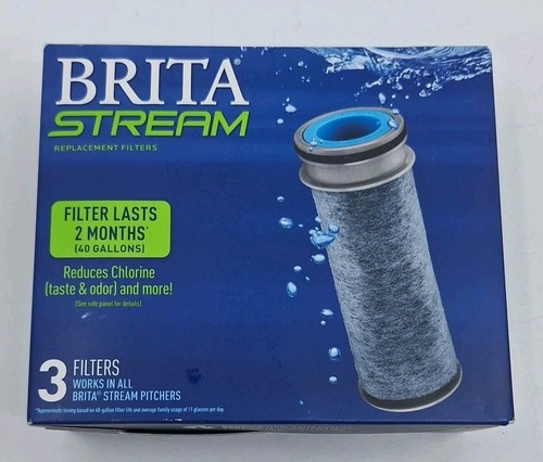 NEU Brita Stream 3er Pack Ersatz Wasserfilter