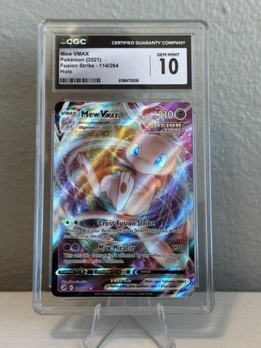 Mew VMAX graded CGC 10 for sale on eBay