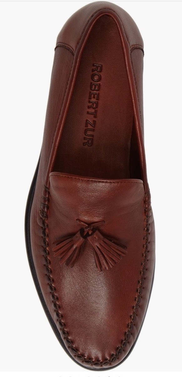 Robert Zur buttery soft Elon tassel men\'s leather Loafers Robert Zur Men main image 4