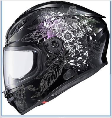 Scorpion Motorcycle Helmet XL EXO-430 Manitou Black Full Face NEW