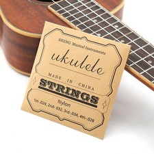 Ukulele Strings Nylon - for Guitar/4-String, 3 Sizes in 1 Set