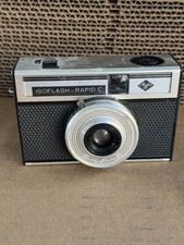 Agfa ISOFLASH Rapid C 35mm Film Camera Vintage Made In Germany Not Tested