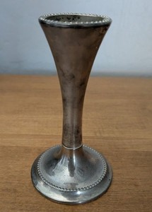 Vintage Small Silver Plated Candlestick