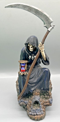 GRIM REAPER POLY STONE MYTH SCULPTURE STATUE  veronese grim reaper