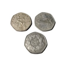 50p Coins Bundle Old Style