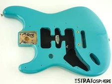 LEFTY Fender Player II Stratocaster Strat BODY Guitar Parts Alder Aquatone Blue