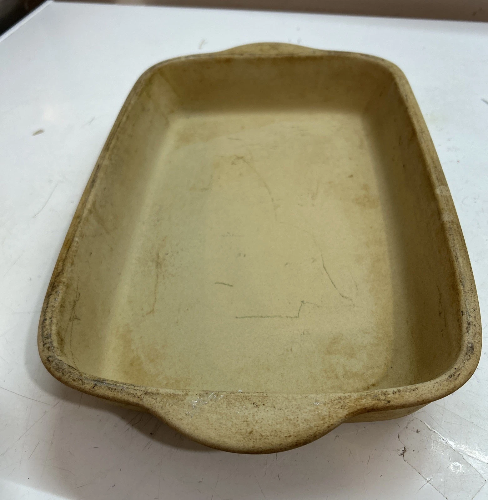 Rada Cutlery Stoneware Baking Dish 9x13 Rectangular Casserole Made in USA