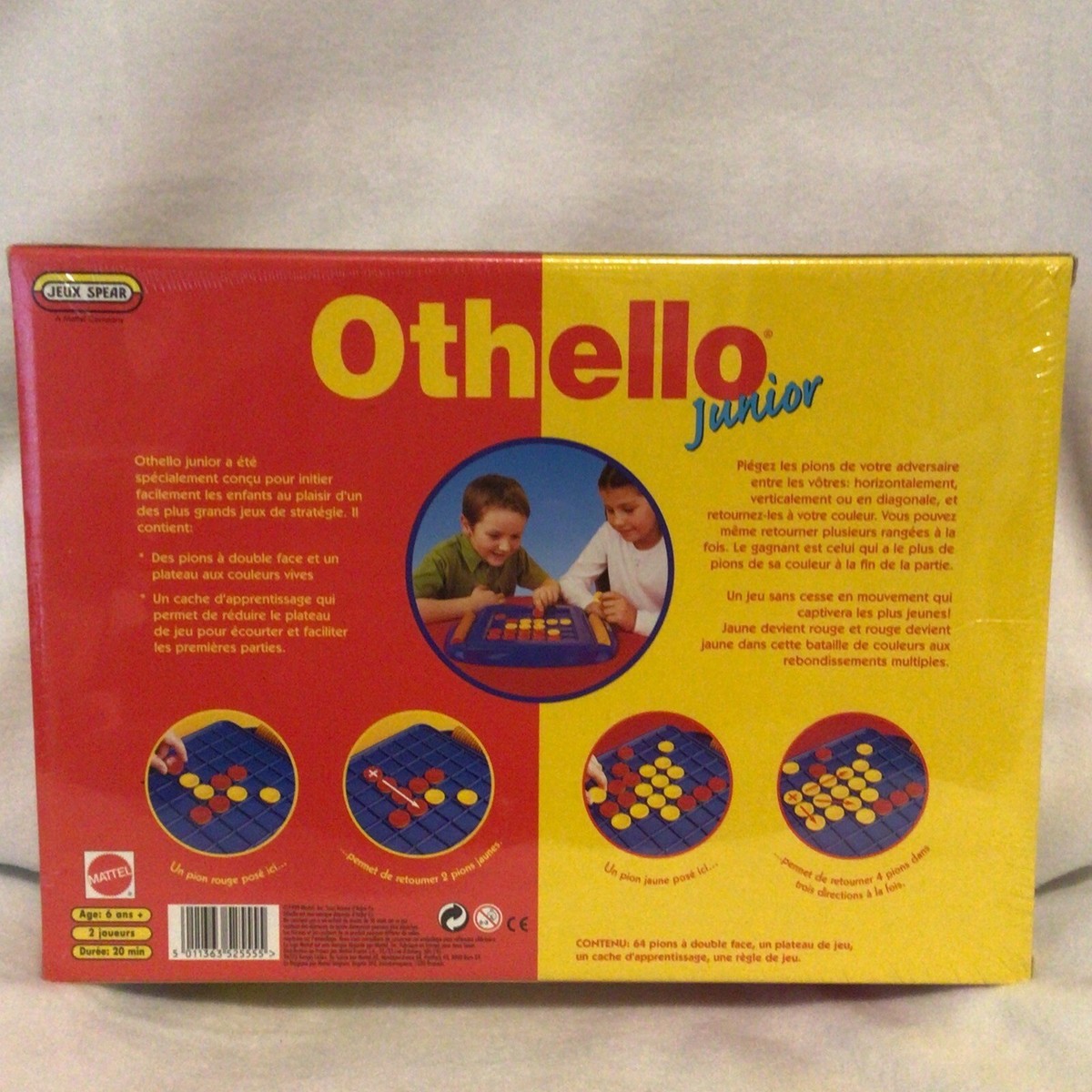 Vint 1999 Mattel Jeux Spear Othello Junior Factory Sealed NOS