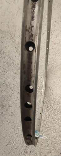 SINGLE ALUMIN TUBULAR RIM SIZE 24 36 HOLES CERCHIO BICI VINTAGE - Picture 5 of 10