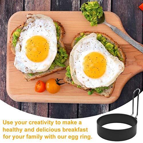 4 Pack Stainless Steel Eggs Maker Non Stick Round Egg Cooker For Cooking Cooking - Picture 3 of 6