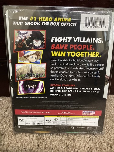 My Hero Academia Heroes Rising Steelbook SEALED - Best Buy Exclusive (Blu-RAY) - Bild 3 von 6