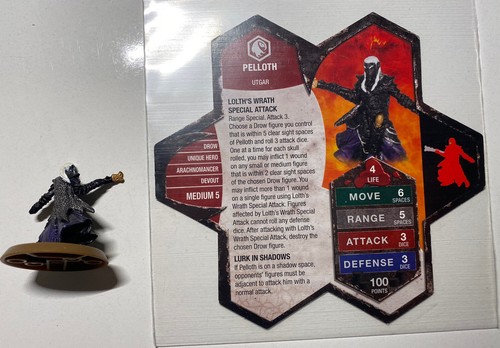 Heroscape Pelloth Utgar Hero D&D Pathfinder Unique Hero - Bild 2 von 3