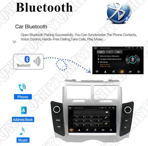 7'' Car Stereo Radio GPS Navigation 4GB+32GB Android 14 For Toyota Yaris 2005-12 - Picture 23 of 23