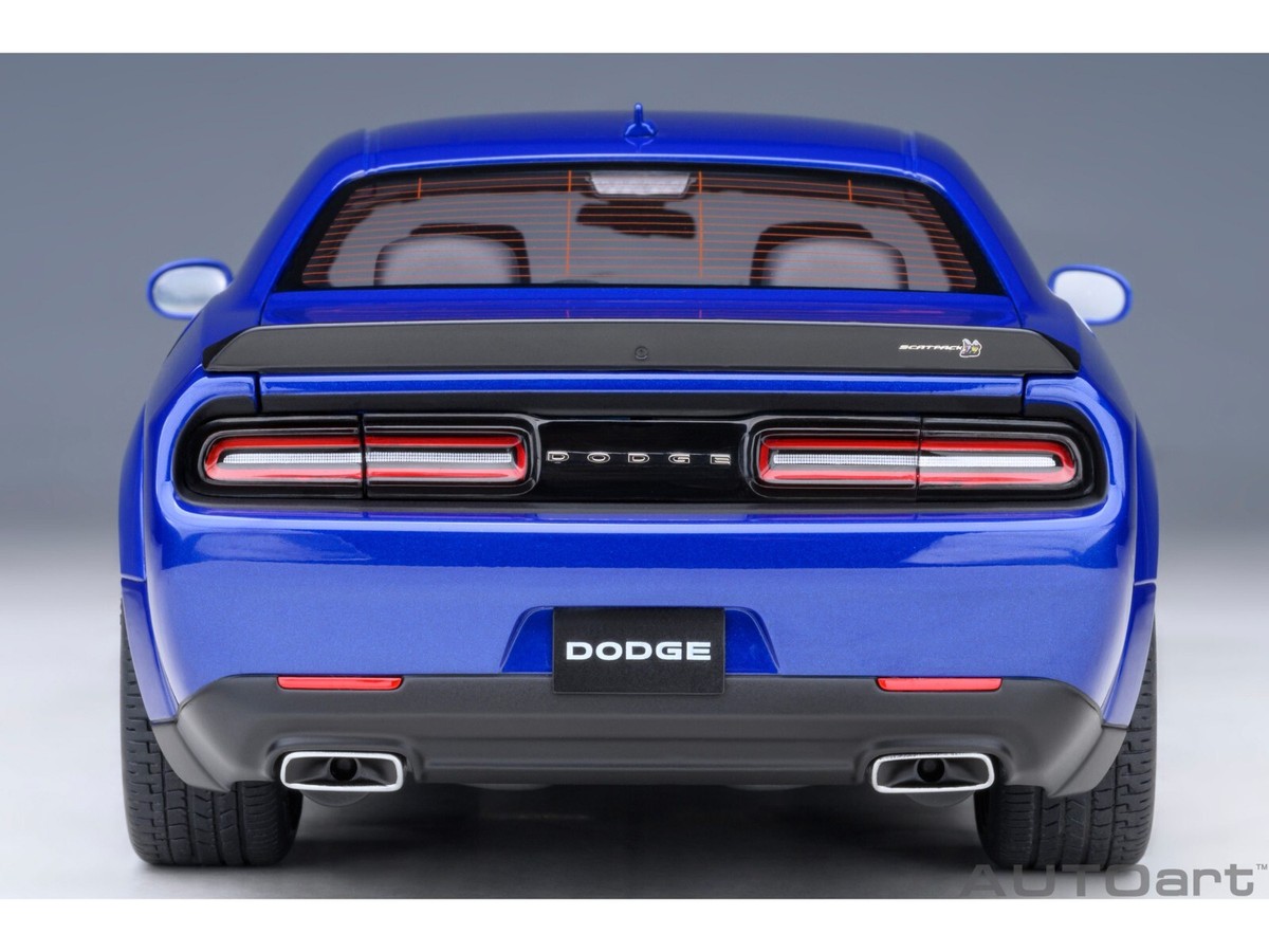 2022 DODGE CHALLENGER R/T SCAT PACK WIDEBODY INDIGO BLUE 1/18 BY