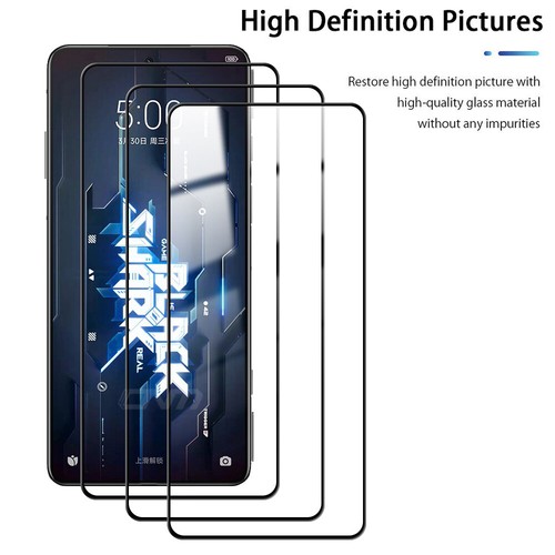 2PCS Full Cover Tempered Glass Screen Protector For Xiaomi Black Shark 5 Pro 5RS - Picture 3 of 8