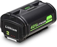 6.0Ah For Ryobi 40 Volt Lithium-Ion High Capacity Battery OP4060 OP4060A OP40261