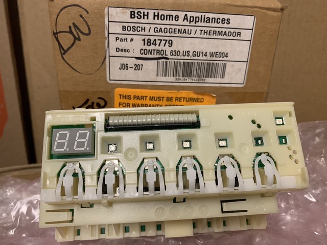 bosch dishwasher control module