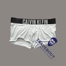 Calvin Klein CK men silver ntense power microfiber trunk underwear size XL