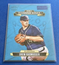 2021 Panini Diamond Kings Debut Diamond Kings Artist’s Proof Drew Rasmussen