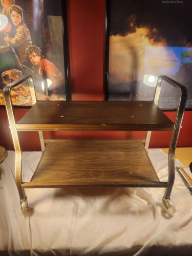 VTG Mid Century Modern Gusdorf Rolling Music Stand Microwave Cart TV 1960's - Picture 1 of 8