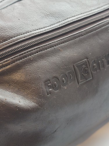 Canyon Outback Brown Leather 24" Duffel Bag Designed For FOOD CITY - Picture 14 of 24