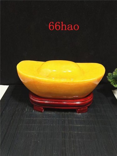 33.55LB TOP Natural Yellow dragon jade quartz crystal Decoration+stand - Picture 4 of 4