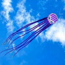 Huge 315" Octopus Airfoil Nylon Kite For Adults w/ Bag + Winder + 150lb Line