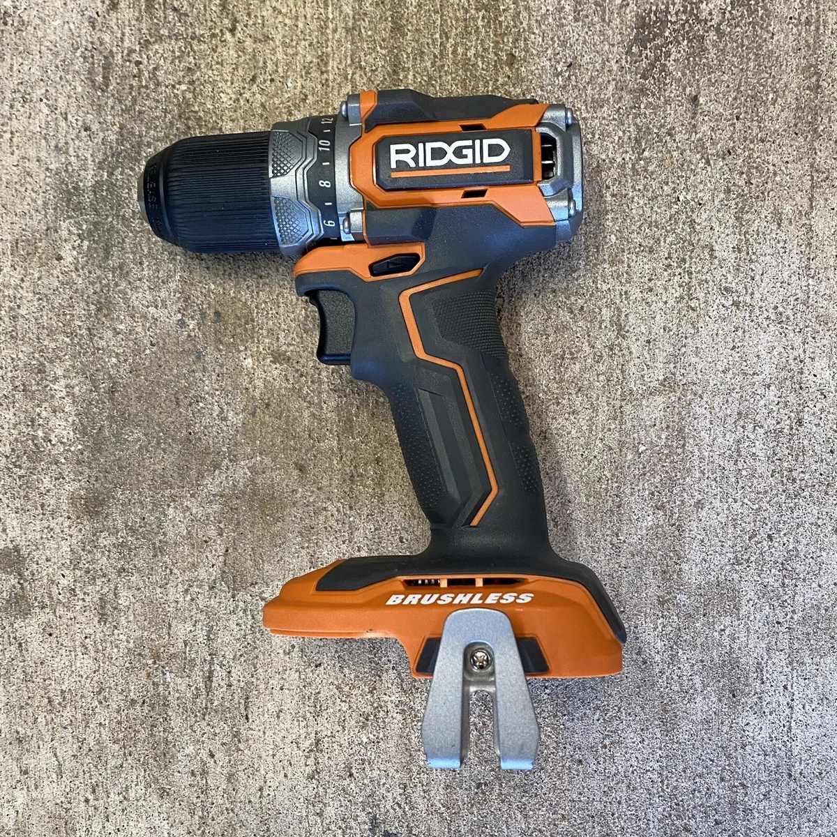 RIDGID R8701 18V Brushless Cordless SubCompact 1 2 in Drill TOOL